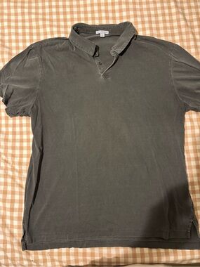 Men’s James Perse polo size 4 style MSX3337
Charcoal